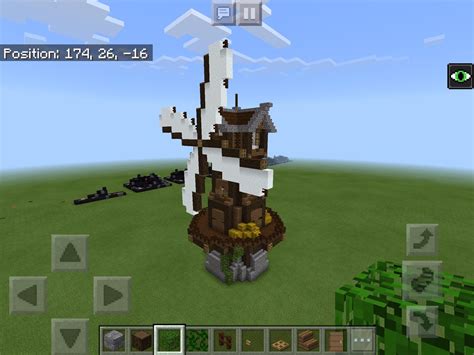 A medieval Windmill. : r/Minecraft