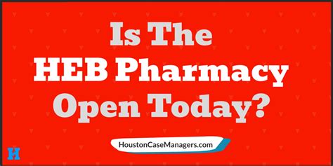 HEB Pharmacy Hours: What Time Does The Pharmacy Open And Close?