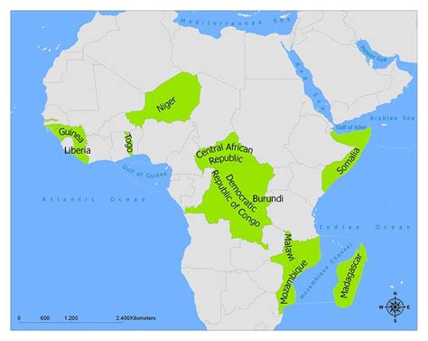 Poorest Countries In Africa Map - Fayina Theodosia