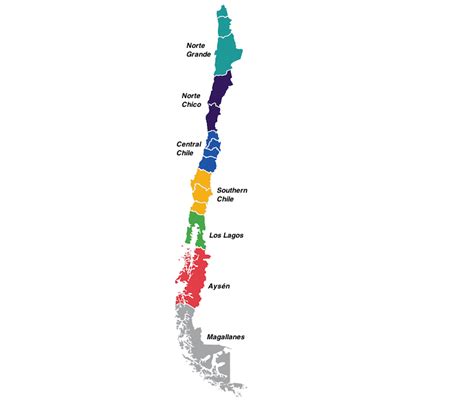 Chile Provinces Map