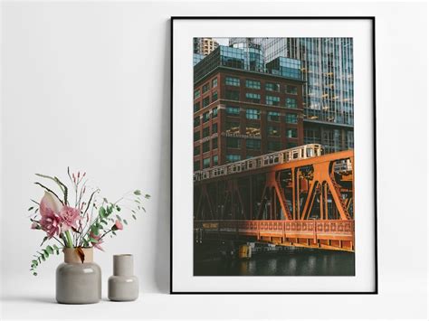 Chicago Wall Art Subway Train Wall Art Fine Art Prints | Etsy