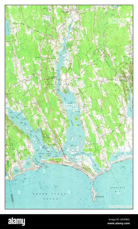 Westport, Massachusetts, map 1963, 1:24000, United States of America by ...