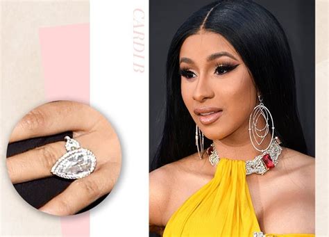 picture of cardi b wedding ring - Lisabeth Pride