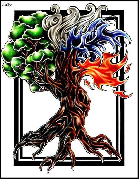 Tree of life: Elements of life | Elements tattoo, Tree tattoo, Tree of life art