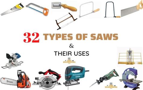 32 Types of Saws and Their Uses [With Pictures] - Start Woodworking Now