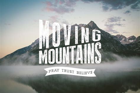 Moving Mountains – Church Sermon Series Ideas