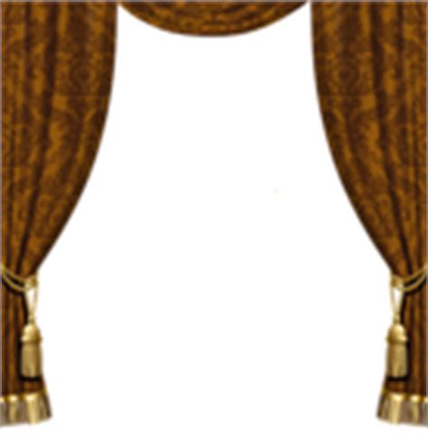 Transparent Decorative Curtains with Gold Tassels | Gallery Yopriceville - High-Quality Free ...