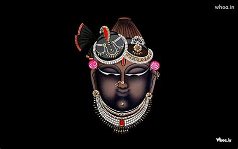 Mukharvind Shrinathji Wirh Dark Background HD Wallpaper