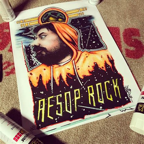 AESOP ROCK - "TEAPOT STANCE" .(large print) - Diesel's Artistic Creations Official (DAC)