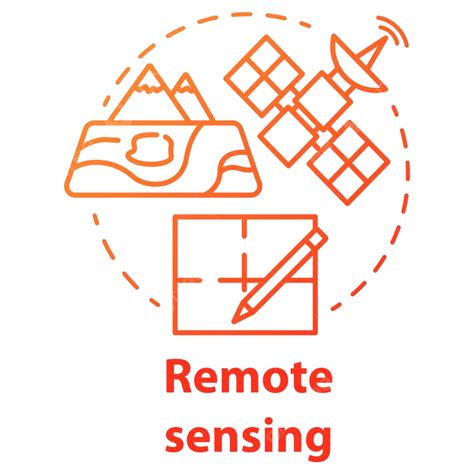 Sense Vector PNG Images, Remote Sensing Concept Icon, Hydrology ...