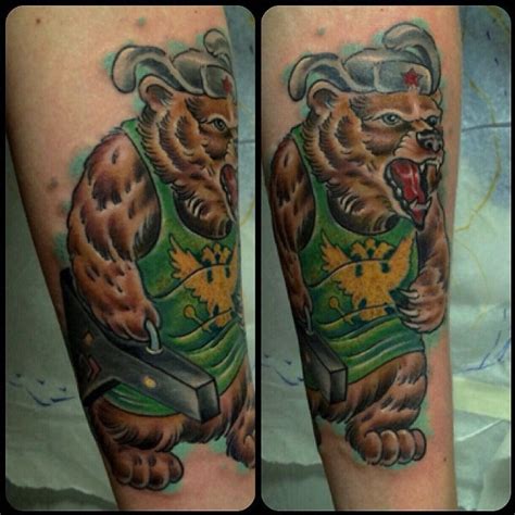 Grizzly Bear Head Tattoo - Best Tattoo Ideas Gallery