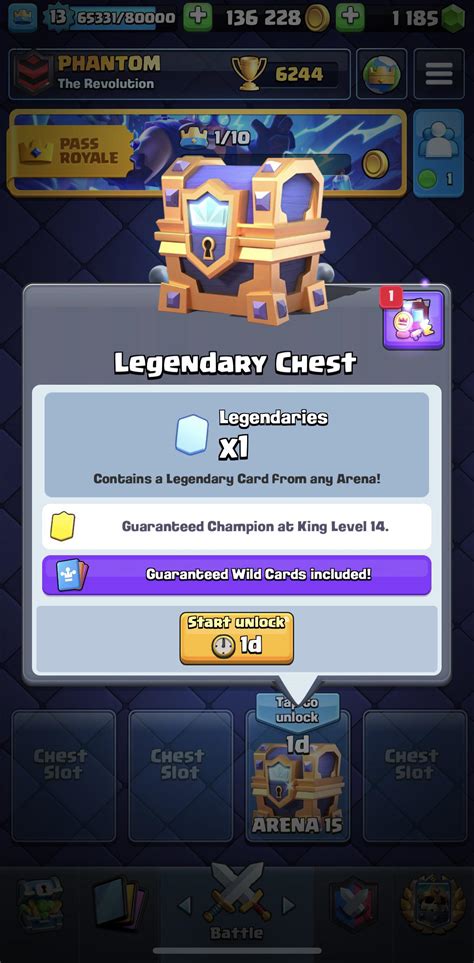 Royal Wild Chest Appearing as Legendary Chest? (I’m level 13 in Master ...