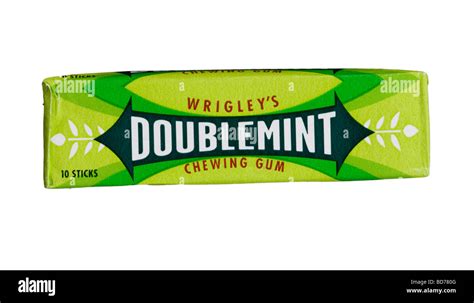 Wrigley's Doublemint Chewing Gum Shot In Studio Stock Photo - Alamy