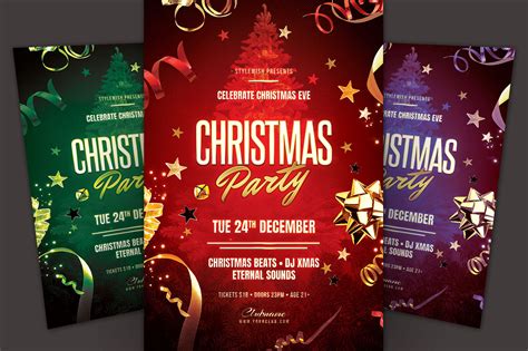 Christmas Party Flyer By styleWish | TheHungryJPEG