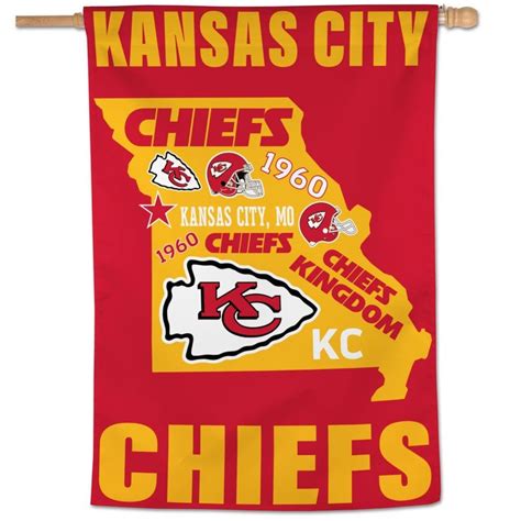 Kansas City Chiefs Flag Vertical State Banner – HeartlandFlags