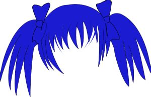 Blue Hair Png - Download Free Png Images