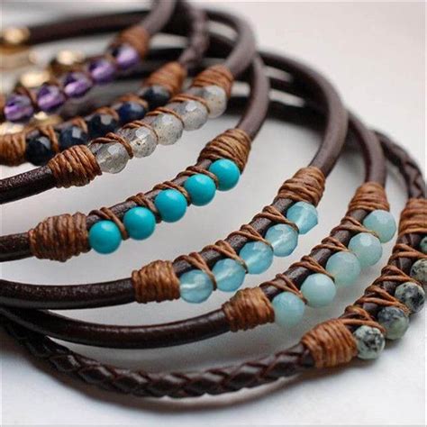 12 DIY Amazing Bracelet Ideas Using Leather