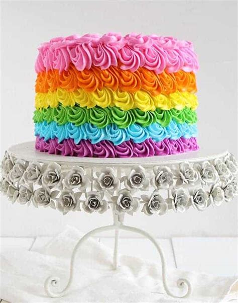 Rainbow Birthday Cake - i am baker