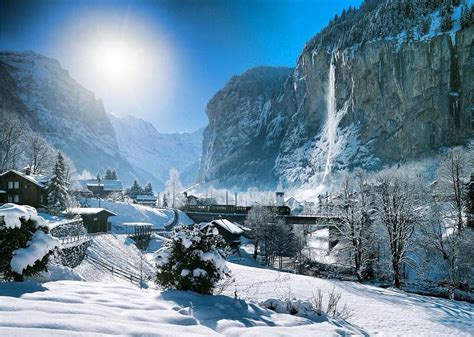 Lauterbrunnen - Winter 2014 | Holiday travel, Beautiful sites, Holiday places