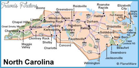 Charlotte Map Tourist Attractions - TravelsFinders.Com