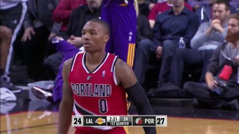 Throwback: Damian Lillard Dominates Lakers In NBA Debut (23 PTS, 11 AST ...