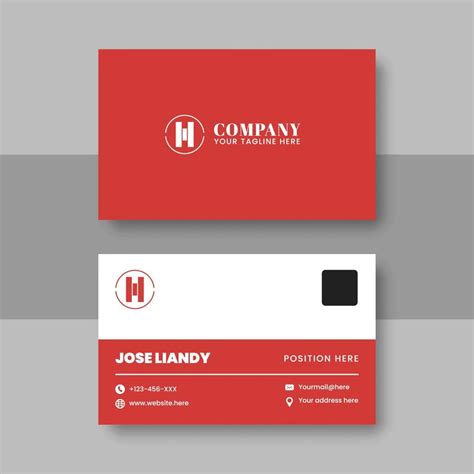 Clean professional business card template 20745157 Vector Art at Vecteezy