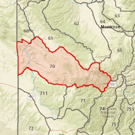 Unit 70 Colorado Map