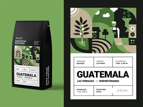 Coffee Packaging Design Template Free