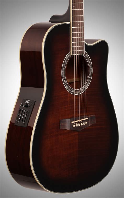 Ibanez PF28ECE Acoustic-Electric Guitar, Dark Violin Sunburst