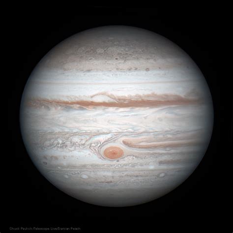 Jupiter and Redspot | Telescope Live