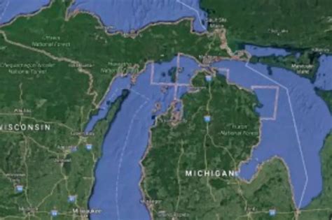 Torch Lake Michigan Map