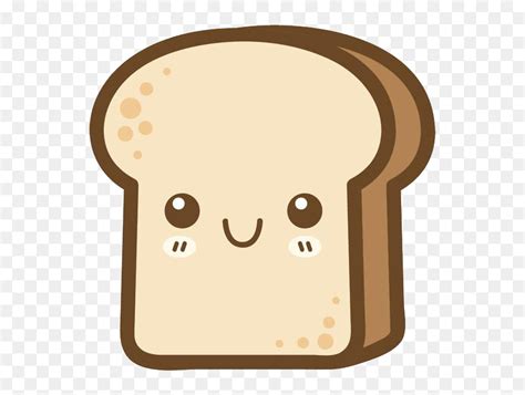 Kawaii Bread Cartoon , Png Download - Cartoon Bread Transparent, Png Download - vhv