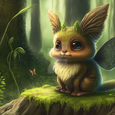 Duron4 Cute creature in forest original fantasy ar by duronbcartoons on ...