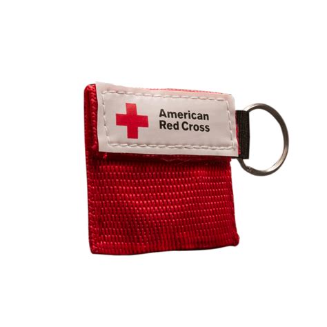 Mini CPR Keychain with 1-Way Valve Face Shield | Red Cross Store