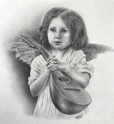 17+ Angel Drawings, Art Ideas | Design Trends - Premium PSD, Vector Downloads