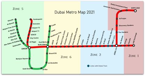 Dubai Metro Map