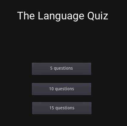 The Language quiz by Pjort