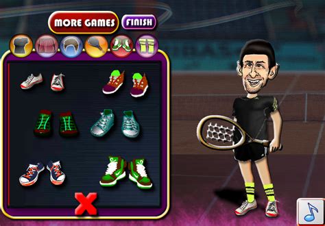 Novak Djokovic Dress up - Play Online on Flash Museum 🕹️