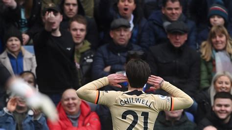 Ben Chilwell winds up Leicester fans with celebration after scoring for Chelsea against ex-club ...