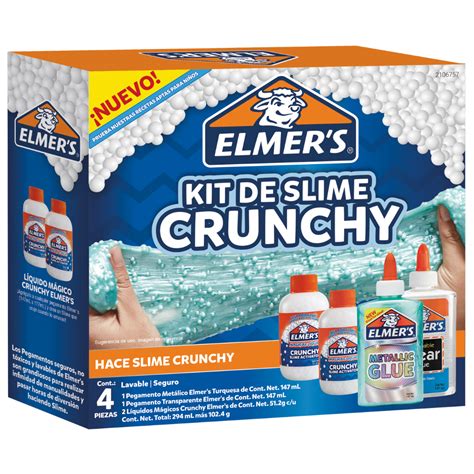 Slime Kit Crunchy 4 Piezas Elmer’s – Librería Roberto Naser – San Alfonso 164 – Barrio Meiggs