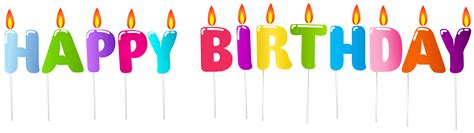 Happy Birthday Candles PNG Clip Art Image | Gallery Yopriceville - High-Quality Free Images and ...