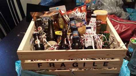 Man crate. Gift basket. Perfect for him . Snacks and beer | Man crates ...