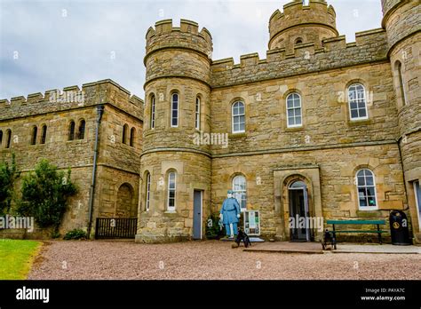 Jedburgh Castle & Jail Museum, housed in the town's old Victorian jail, Jedburgh, Scotland, UK ...