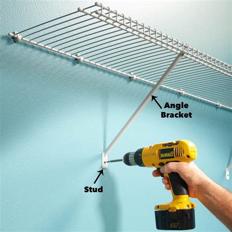 How to Install Wire Shelving for a Wire Closet System