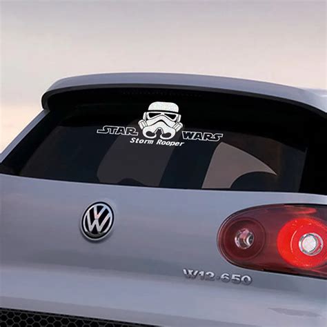 Storm Rooper design car rear windshield decor sticker,reflective car window styling stickers and ...