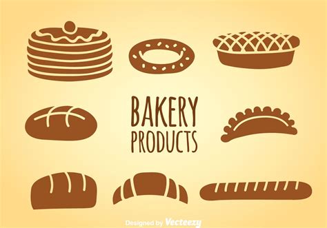 Bakery Products Vector Sets 109571 Vector Art at Vecteezy