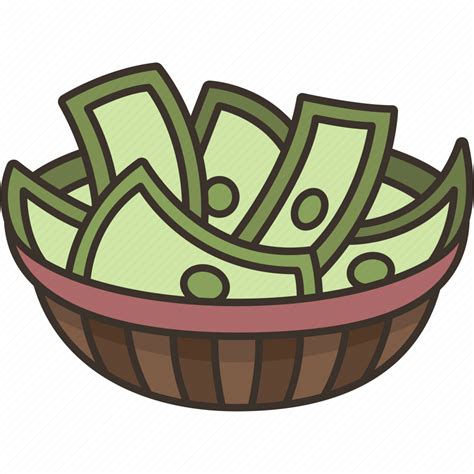 Offering, basket, money, charity, donate icon - Download on Iconfinder