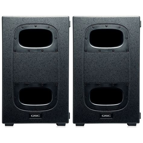 QSC KS212C Active Powered Cardioid Subwoofer, 3600w, 2x12'' (Pair)