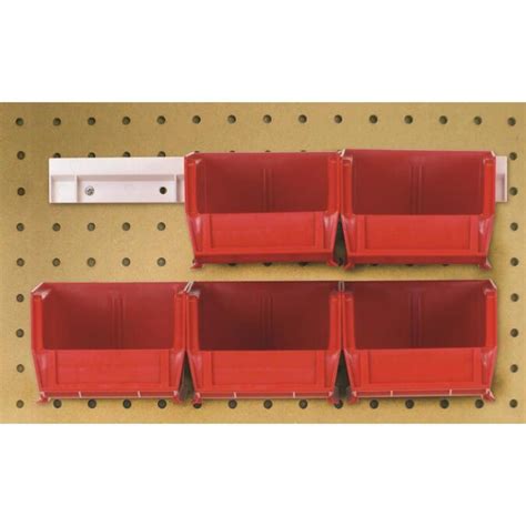 Quantum Storage Systems 6 Red Bins + 2 Rails in the Wall Mounted ...