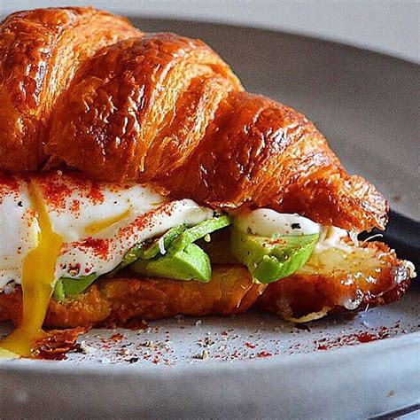 Croissant Egg Sandwich Recipe | The Feedfeed